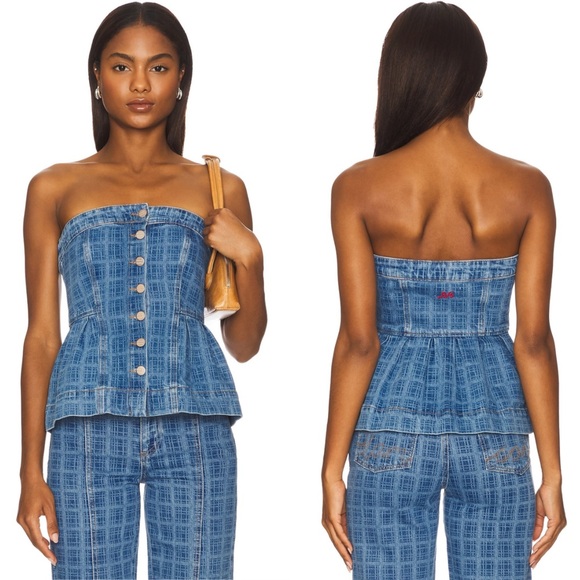 Damson Madder Eloise Bandeau Top - Picture 3 of 12